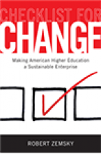 Checklist for Change: Making American Higher Education a Sustainable Enterprise Book Cover