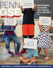 Penn GSE Magazine Cover Fall 2015