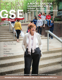 Penn GSE Magazine Cover Fall 2014