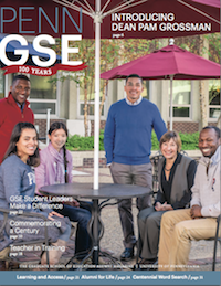 Penn GSE Magazine Cover Spring 2015