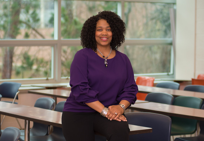 Dorinda Carter Andrews, a professor and chairperson of the Department of Teacher Education at Michigan State University