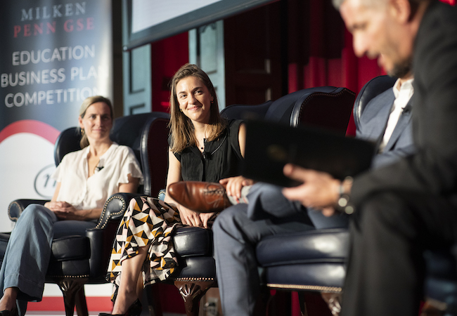 Three panelists at the 2019 EBPC.