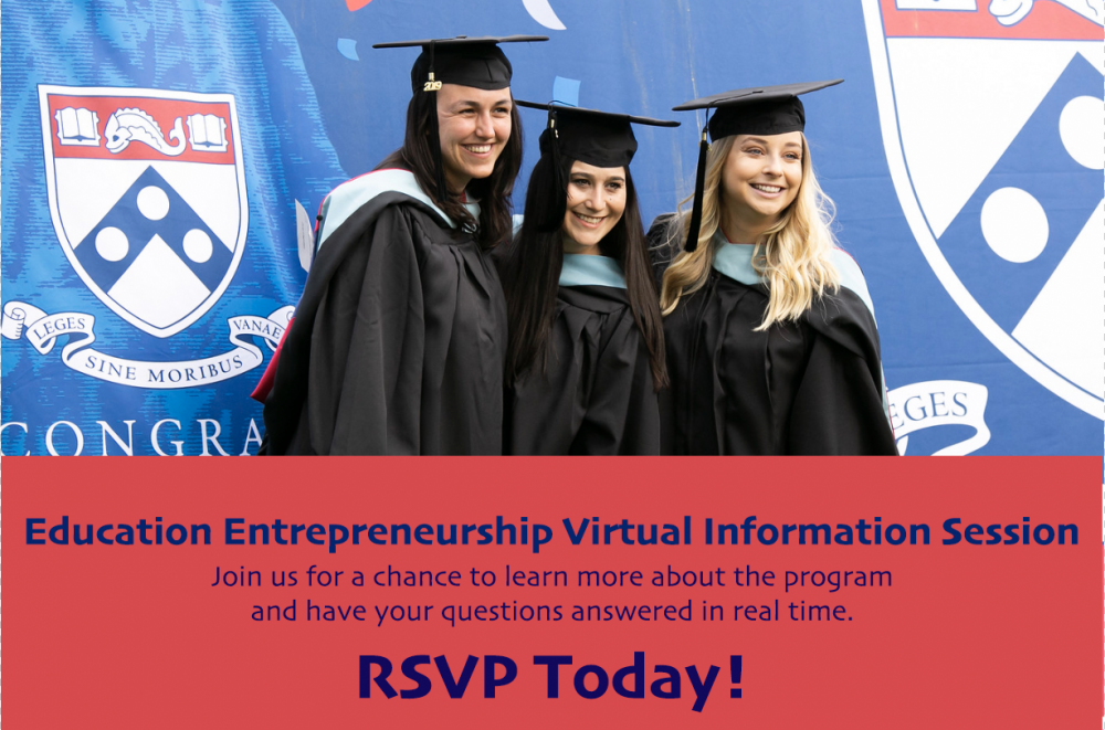 Education Entrepreneurship Program Virtual Info Session