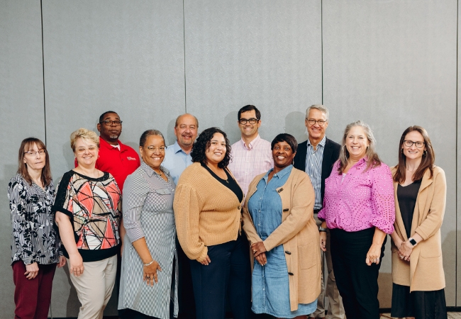 Group photo of the Penn GSE awardees at staff celebration June 21