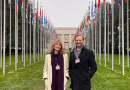 Taylor Hausburg and Zachary Herrmann at the UN.