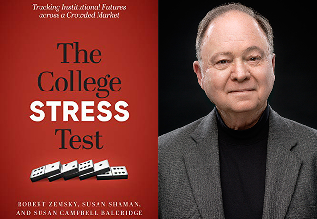 The College Stress Text book cover with Robert Zemsky