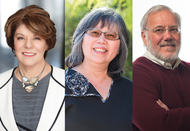 2020 McGraw Prize in Education winners, from left, Estela Mara Bensimon, Michelene (Micki) Chi, and Joseph S. Krajcik .