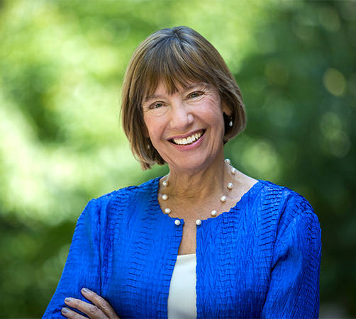 Headshot of Dean Pam Grossman on Locust Walk