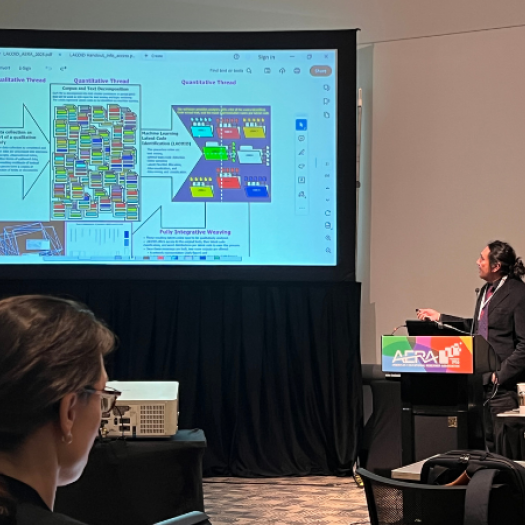 Dr. Manuel González Canché leads a pre-conference workshop on machine-driven text classification and analysis on April 22.