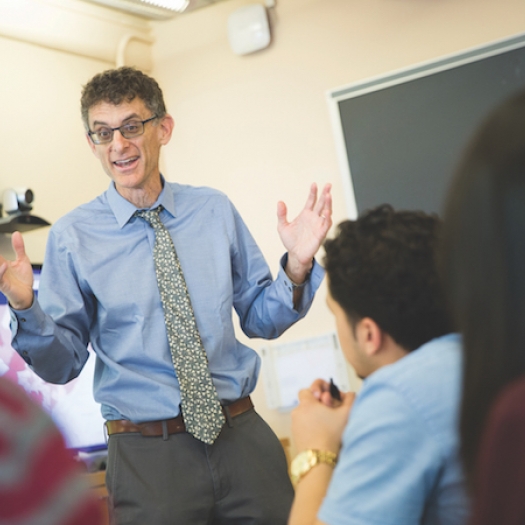 Jonathan Zimmerman teaching a class. 