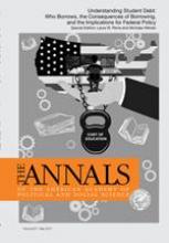 Understanding Student Debt: Who Borrows, the Consequences of Borrowing, and the Implications for Federal Policy (Vol. 671 of the Annals Series) Cover