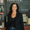 Penn GSE Magazine Fall/Winter 2024 cover featuring Dean Strunk in a black blazer and the heading Dean Strunk Looks Ahead