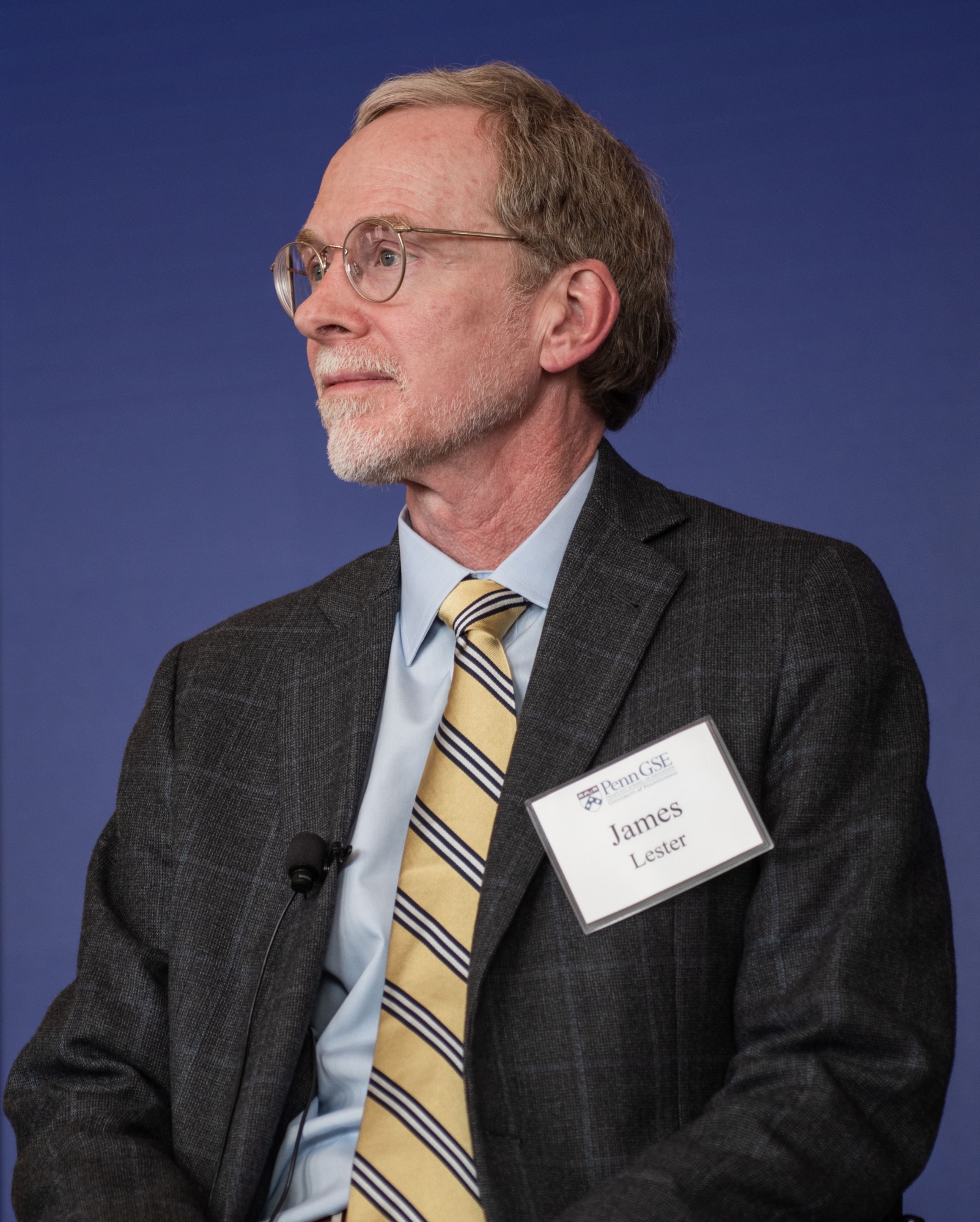 Dr. James Lester attending the launch of the McGraw Center for Educational Leadership at Penn GSE on Thursday, June 8, 2023.