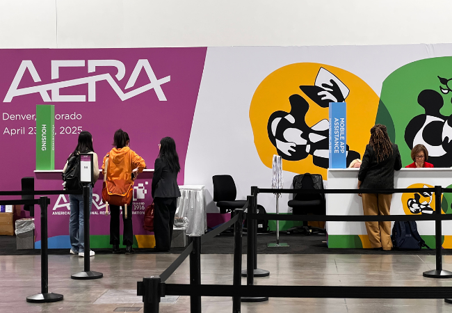 The Colorado Convention Center hosted thousands of scholars for the 2025 AERA Annual Meeting in Denver.